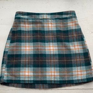 Plaid Mini Skirt